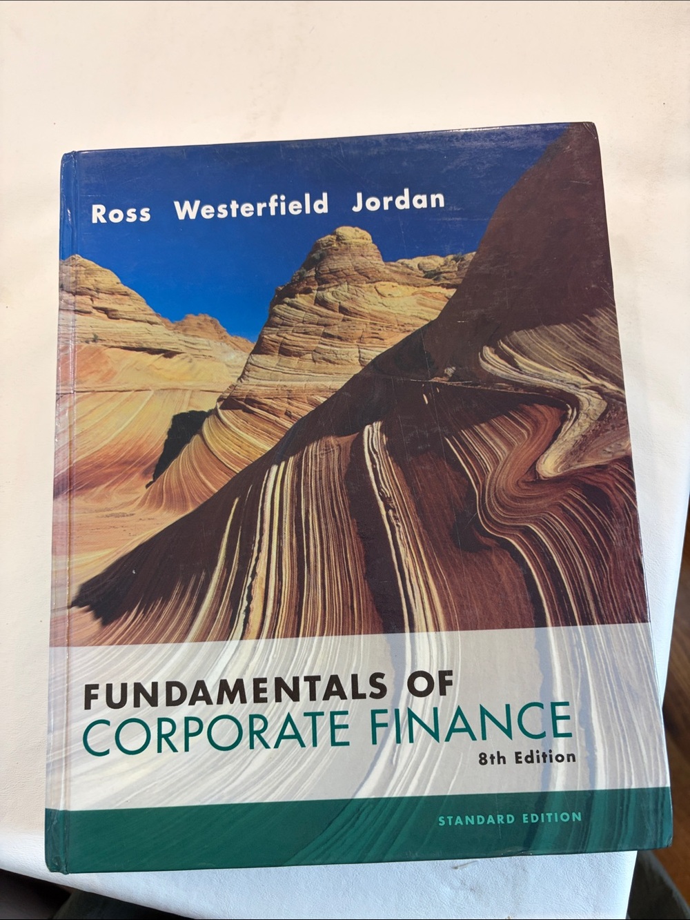 Fundamentals of Corporate Finance Textbook - Blue & Teal Cover